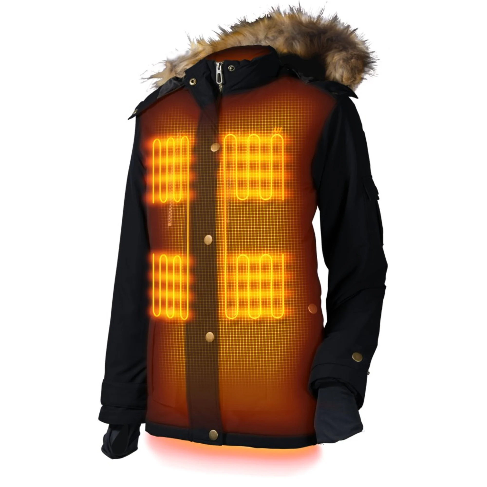 Arcadia Womens Heated Parka - Image 14