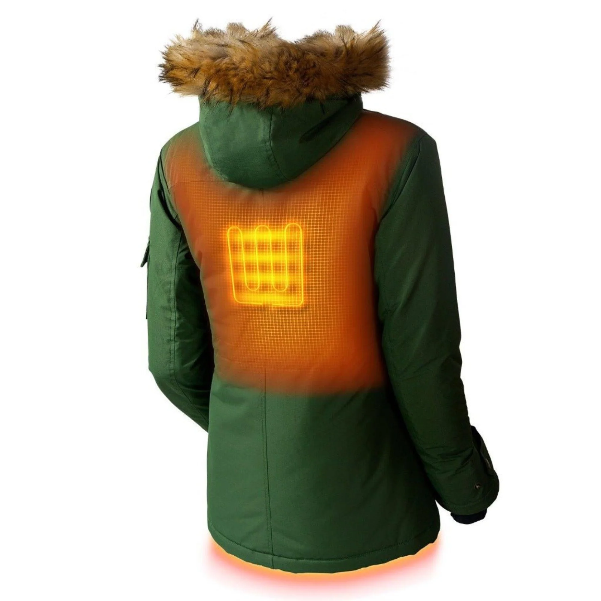 Arcadia Womens Heated Parka - Image 3