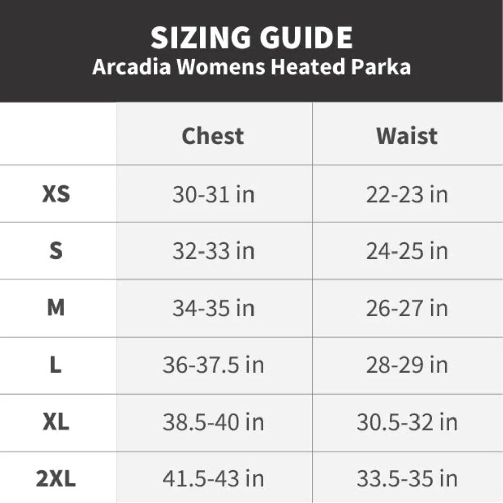 Arcadia Womens Heated Parka - Image 6